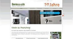Desktop Screenshot of fenster-brosch.de